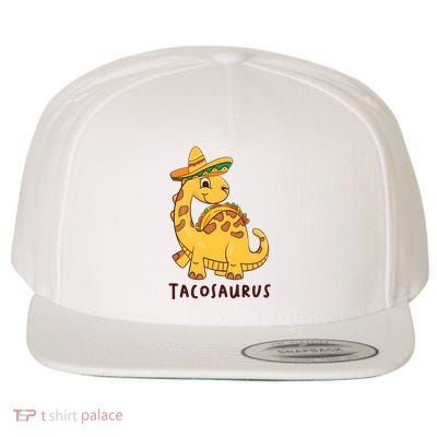 Funny Taco Dinosaur Tacosaurus Cinco De Mayo Wool Snapback Cap