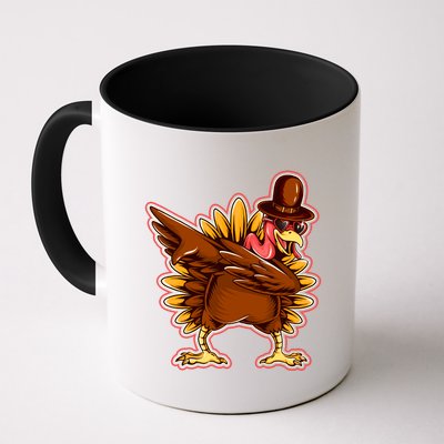 Funny Thanksgiving Dabbing Turkey Mug