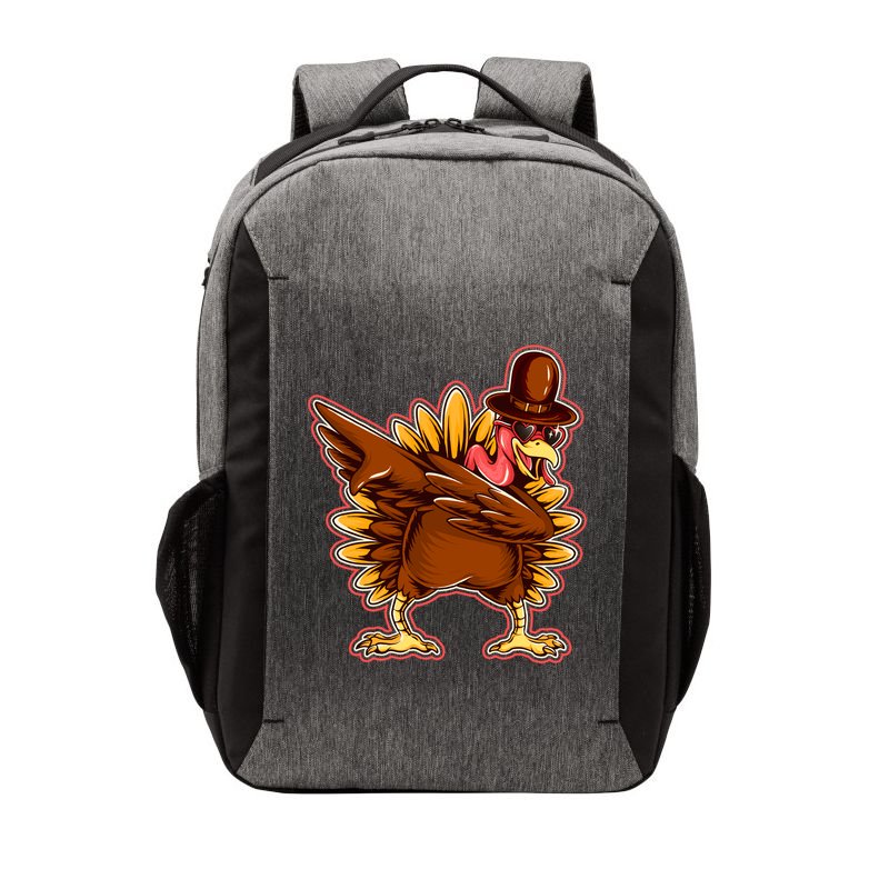 Funny Thanksgiving Dabbing Turkey Vector Backpack