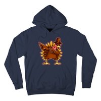 Funny Thanksgiving Dabbing Turkey Hoodie