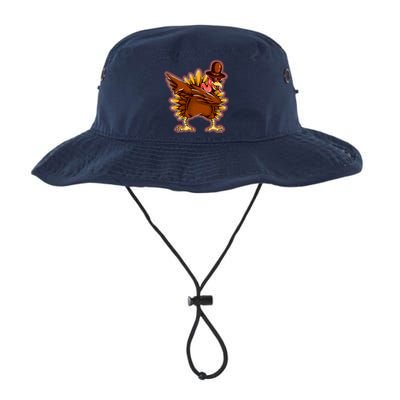 Funny Thanksgiving Dabbing Turkey Bucket Hat
