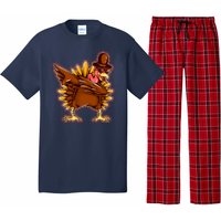 Funny Thanksgiving Dabbing Turkey Pajama Set