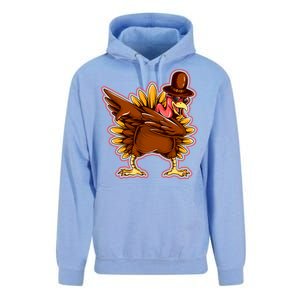 Funny Thanksgiving Dabbing Turkey Unisex Surf Hoodie