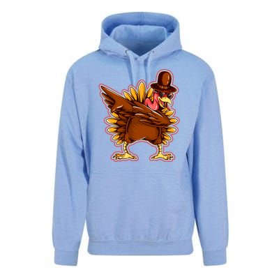 Funny Thanksgiving Dabbing Turkey Unisex Surf Hoodie