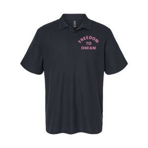 Freedom To Dream Funny Miami Beach Summer Softstyle Adult Sport Polo