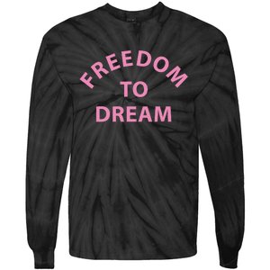 Freedom To Dream Funny Miami Beach Summer Tie-Dye Long Sleeve Shirt