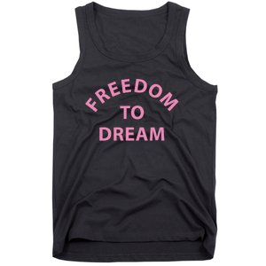 Freedom To Dream Funny Miami Beach Summer Tank Top