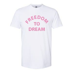 Freedom To Dream Funny Miami Beach Summer Softstyle CVC T-Shirt