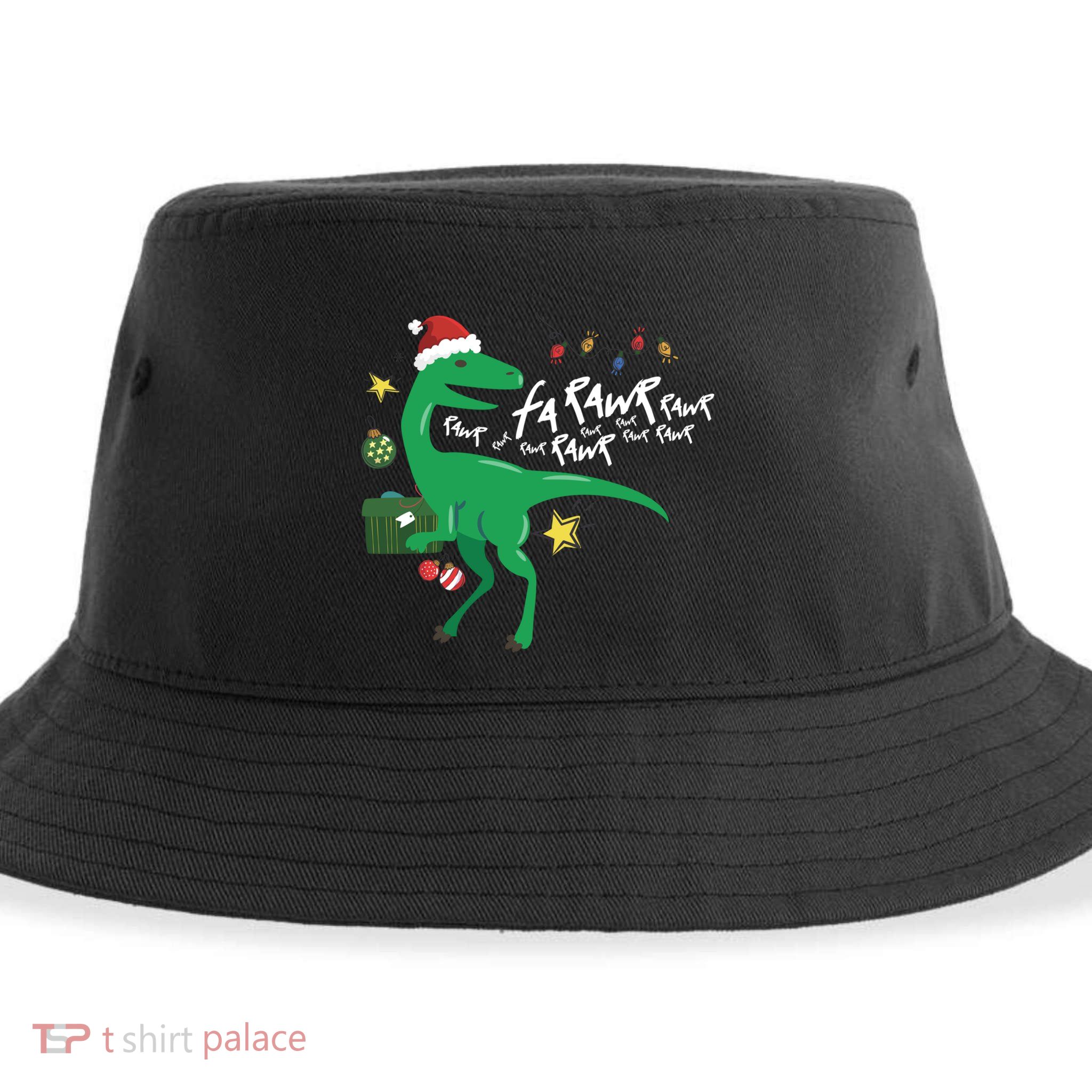 Funny Trex Dinosaur Ugly Christmas Fa Rawr Rawr Great Gift Sustainable Bucket Hat