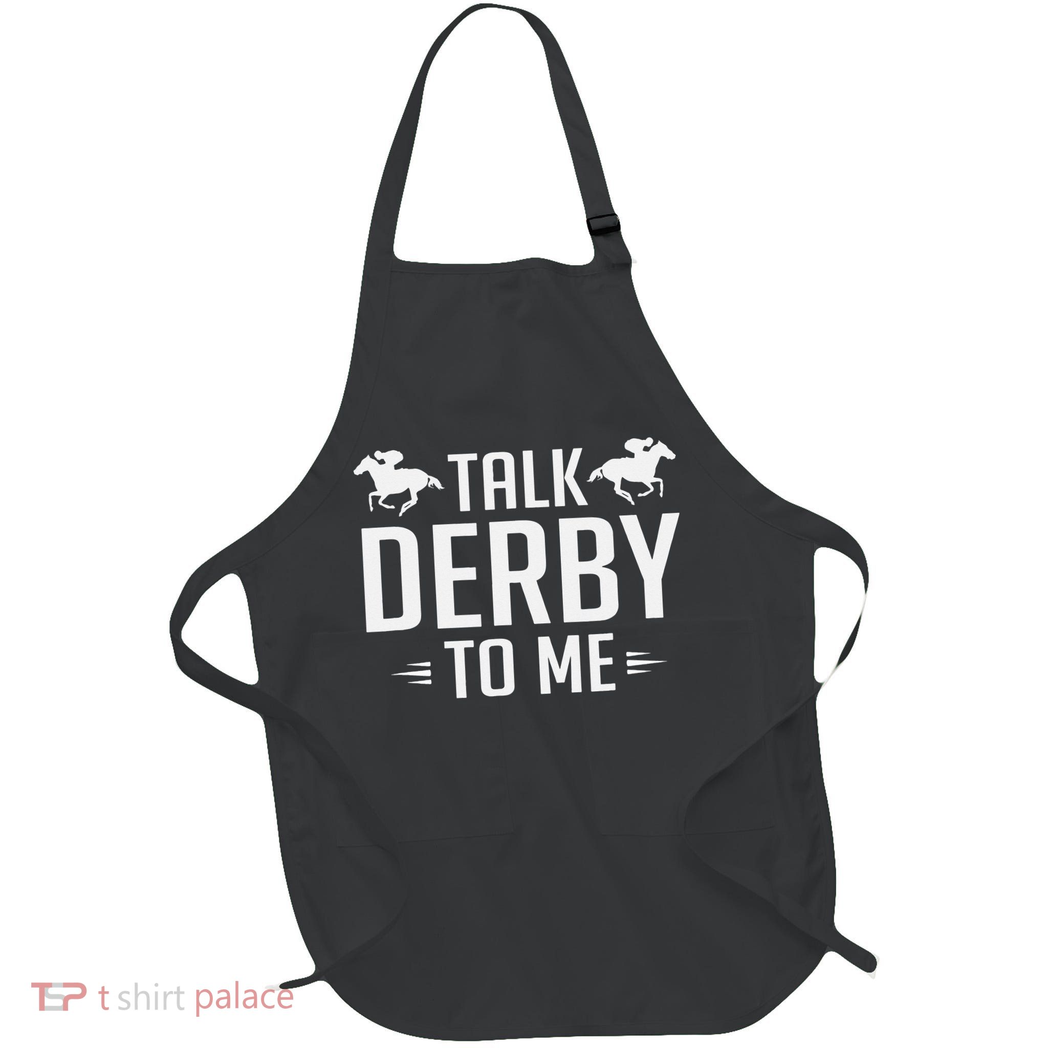 Funny Talk Derby To Me Horse Racing Apron