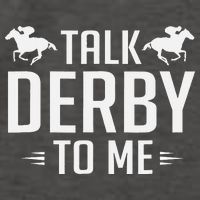Funny Talk Derby To Me Horse Racing Vector Backpack