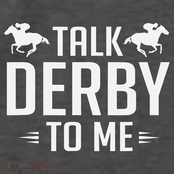 Funny Talk Derby To Me Horse Racing Vector Backpack