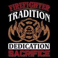 Firefighter Tradition Dedication Sacrfice Sustainable Knit Beanie
