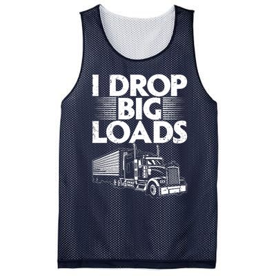 Funny Trucker Design For Women Semi Truck Driver Lover Mesh Reversible Basketball Jersey Tank