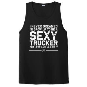 Funny Truck Driver Design For Trucker Wo Trucking Lover PosiCharge Competitor Tank