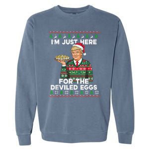 Funny Trump Dance Merry Christmas Ugly Xmas Sweater Pajamas Garment-Dyed Sweatshirt