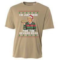 Funny Trump Dance Merry Christmas Ugly Xmas Sweater Pajamas Cooling Performance Crew T-Shirt