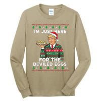 Funny Trump Dance Merry Christmas Ugly Xmas Sweater Pajamas Tall Long Sleeve T-Shirt