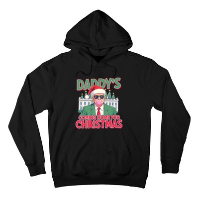 Funny Trump Daddys Home For Christmas 45 47 Trump Won Again Hoodie