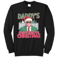 Funny Trump Daddys Home For Christmas 45 47 Trump Won Again Sweatshirt