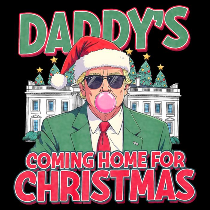 Funny Trump Daddys Home For Christmas 45 47 Trump Won Again Sustainable Bucket Hat