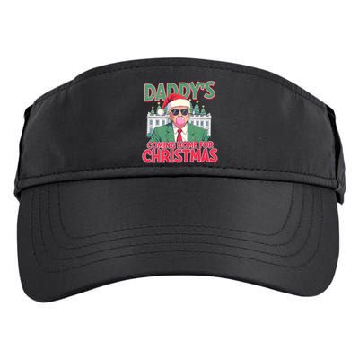 Funny Trump Daddys Home For Christmas 45 47 Trump Won Again Adult Drive Performance Visor