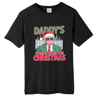 Funny Trump Daddys Home For Christmas 45 47 Trump Won Again Tall Fusion ChromaSoft Performance T-Shirt