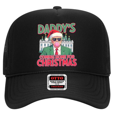 Funny Trump Daddys Home For Christmas 45 47 Trump Won Again Trucker Hat