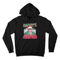 Funny Trump Daddys Home For Christmas 45 47 Trump Won Again Tall Hoodie