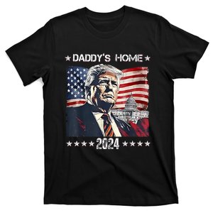 Funny Trump Daddys Home Trump 2024 Take America Back T-Shirt