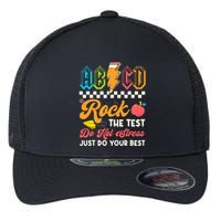 Funny Test Day Abcd Pen Rock The Test Motivational Students Flexfit Unipanel Trucker Cap