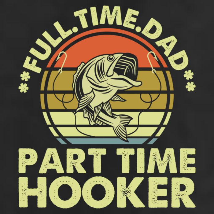 Full Time Dad Part Time Hooker Papa Funny Funny Gift 15oz Campfire Ceramic Mug
