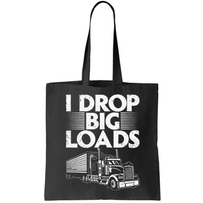 Funny Trucker Design For Men Women Semi Truck Driver Lover Bag