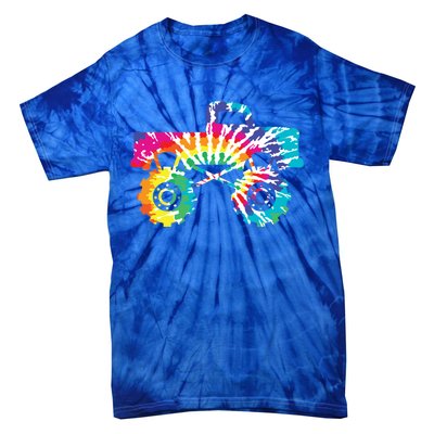 Fun Tie Dye Extreme Mudding Monster Truck 4 Wheel Drive Gift Tie-Dye T-Shirt