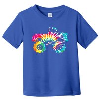 Fun Tie Dye Extreme Mudding Monster Truck 4 Wheel Drive Gift Toddler T-Shirt