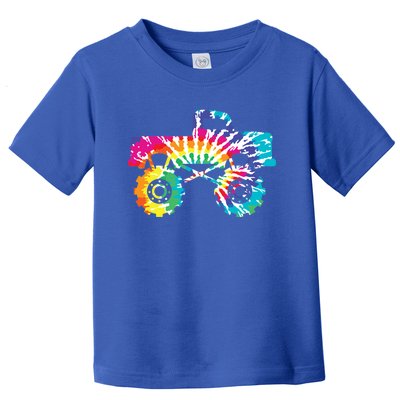 Fun Tie Dye Extreme Mudding Monster Truck 4 Wheel Drive Gift Toddler T-Shirt