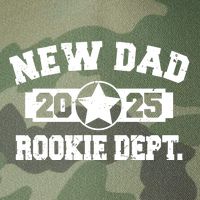 First Time Dad Est 2025 Rookie Dept Legacy Tie Dye Trucker Hat
