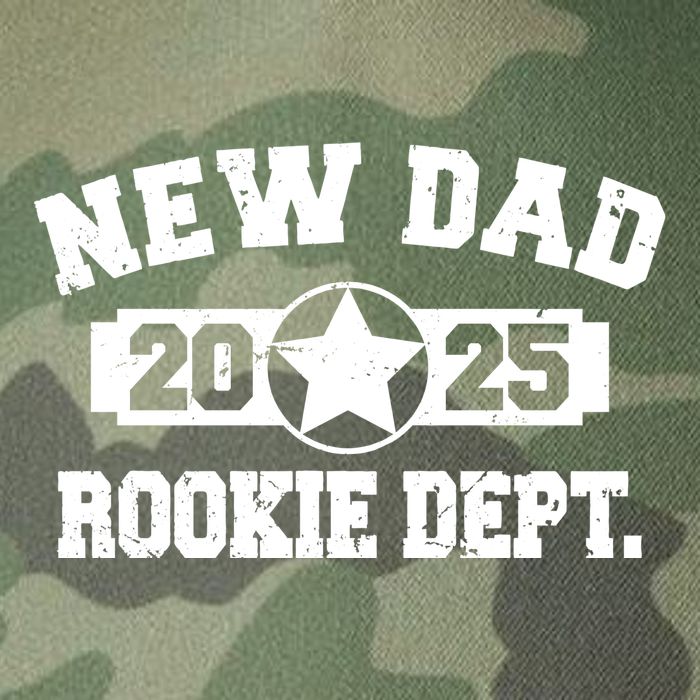 First Time Dad Est 2025 Rookie Dept Legacy Tie Dye Trucker Hat