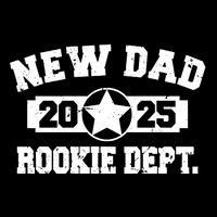 First Time Dad Est 2025 Rookie Dept Backpack