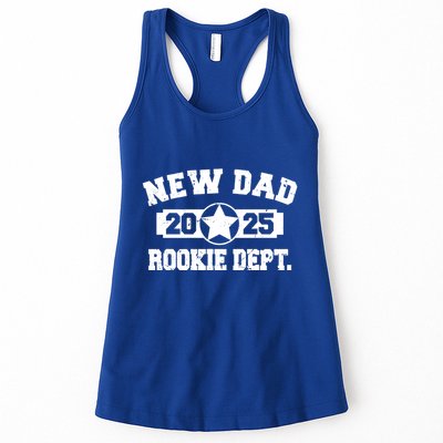 First Time Dad Est 2025 Rookie Dept Womens Tank Top