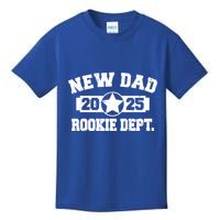 First Time Dad Est 2025 Rookie Dept Kids T-Shirt