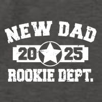 First Time Dad Est 2025 Rookie Dept Vector Backpack