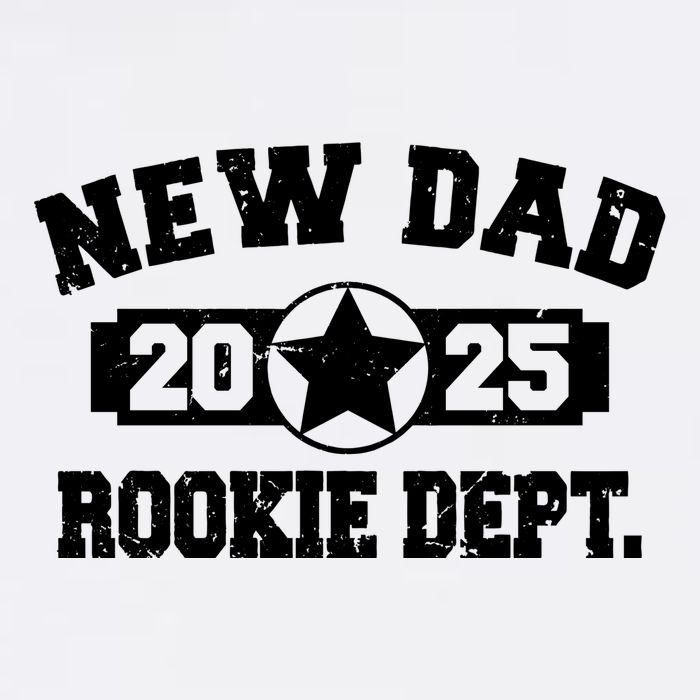 First Time Dad Est 2025 Rookie Dept Garment-Dyed Sweatshirt