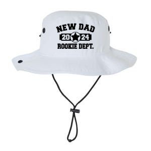 First Time Dad Est 2024 Rookie Dept Legacy Cool Fit Booney Bucket Hat