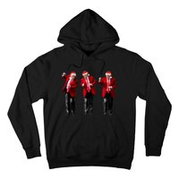 Funny Trump Dance Santa Hat Christmas Xmas Pajamas Holiday Hoodie