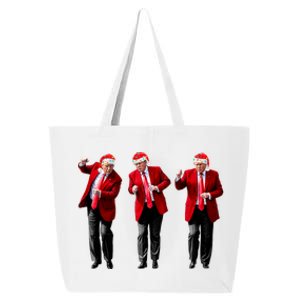 Funny Trump Dance Santa Hat Christmas Xmas Pajamas Holiday 25L Jumbo Tote