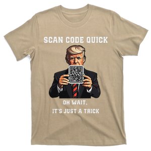 Funny Trump Dancing Troll Qr Joke T-Shirt