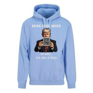 Funny Trump Dancing Troll Qr Joke Unisex Surf Hoodie