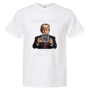 Funny Trump Dancing Troll Qr Joke Garment-Dyed Heavyweight T-Shirt