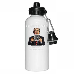 Funny Trump Dancing Troll Qr Joke Aluminum Water Bottle